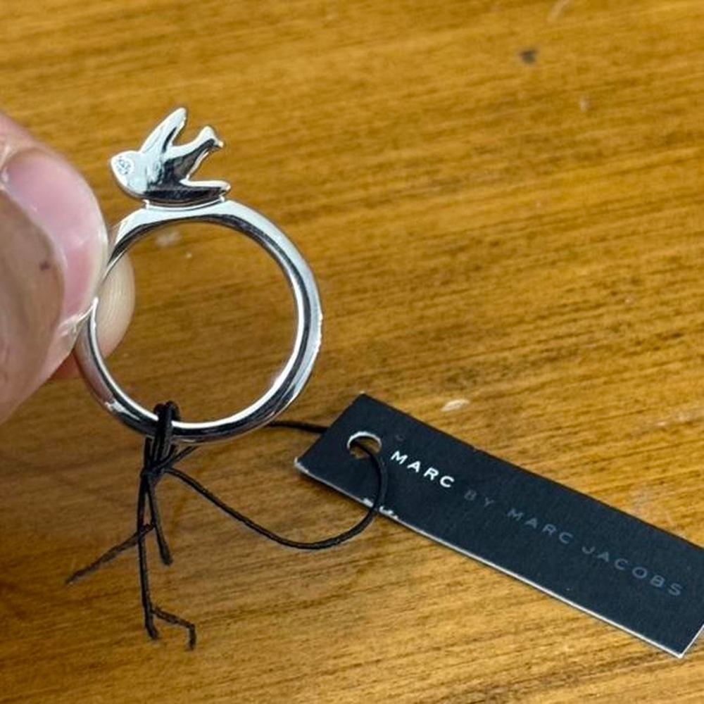 Marc by Marc Jacobs silver bird ring